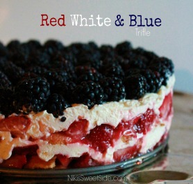 Red, White &  Blue Trifle 4